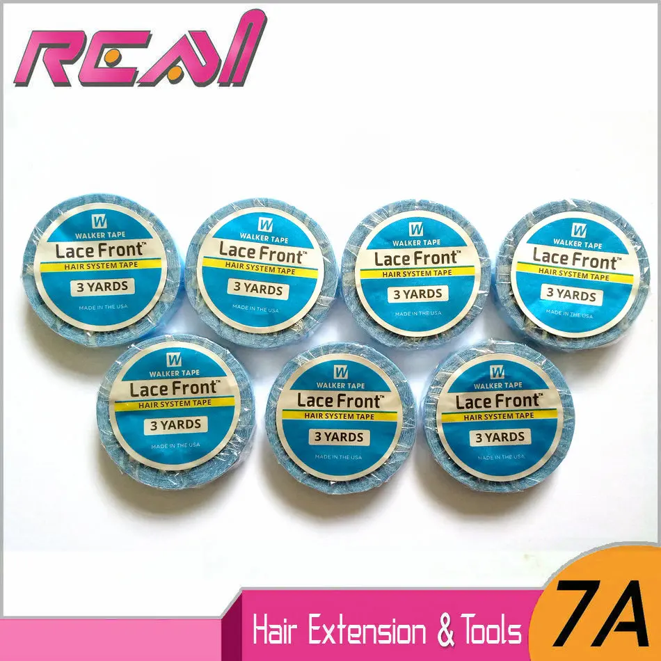 1Roll 0.8Cm*3Yards Blue Color Double Side Super Tape Adhesive Tape For Skin Weft Tape Hair Extensions