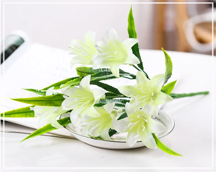 1 шт. пластиковые искусственные растения зеленая трава поддельные растения декоративные цветы для свадьбы дома и сада пластиковые листья