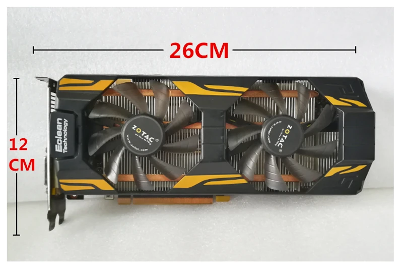 ZOTAC видеокарты GeForce GTX 760 2GB Thunderbolt HA 256Bit GDDR5 видеокарта для nVIDIA карта GTX760 2GB GTX760-2GD5 Hdmi Dvi