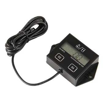 

Free shipping RL-HM011A battery replaceable changeable Digital paramotor ATV tach Hour Meter Tachometer
