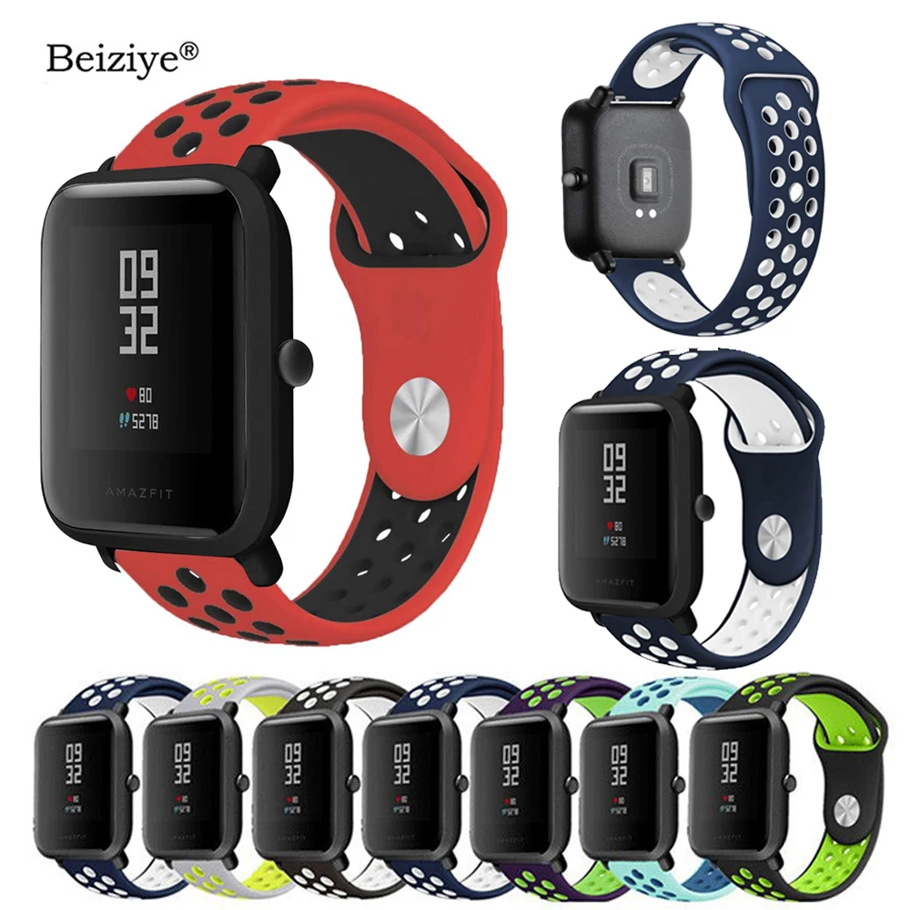 

20mm Silicone Sport Replacement Strap For Xiaomi Huami Amazfit Bip BIT PACE Lite Youth Wrist Bracelet Band For Huami Amazfit Bip