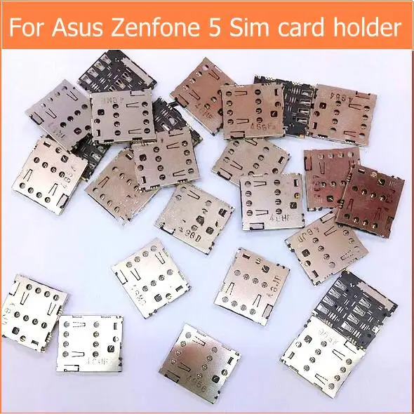 5 шт. 100% оригинальный слот для считывания Sim-карт модуль Asus zenfone a500cg a500kl t00j A501CG