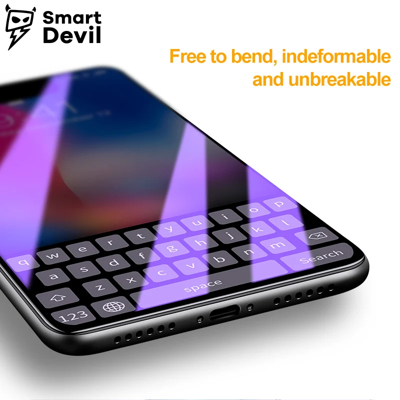 Защитная пленка для экрана SmartDevil 3D 9H iphone X с полным покрытием из закаленного