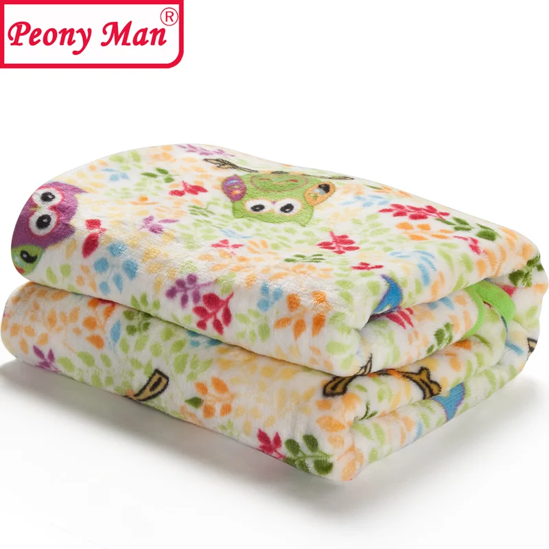 

High Quality! Baby Blanket Kids Cartoon Cobertor Bebe Child Sheet Thick Warm Autumn Blankets Super Soft Flannel Fleece