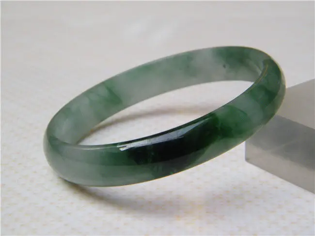 

Hot sell ->@@ NEW CHINA JADE JADEITE 100% NATURAL GREEN JADEITE JADE BRACELET 58MM NEW -Top quality free shipping
