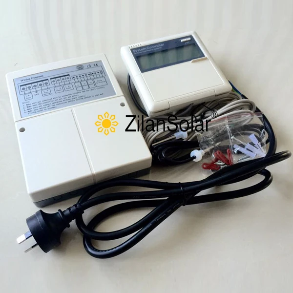 Solar hot water controller SP24,thermal solar heating system controller 110240V,LCD network