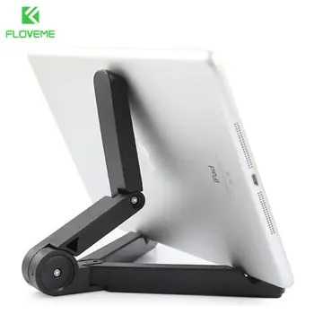 FLOVEME Flexible Tablets Phone Stand Case for iPad 2 3 4 Air 2 Mini for iPhone 4 5s 6 6S Plus For Galaxy S5 S6 Edge 360 Folded