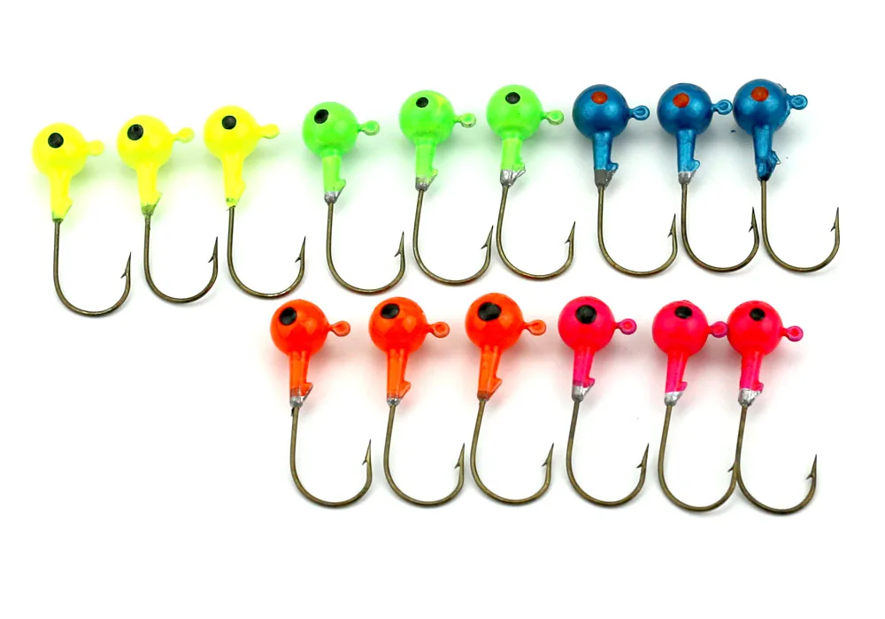 Buy 20pcs 7G Lead Head Jigs Metal Fishing Lures