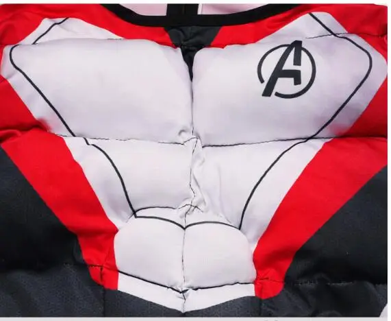Kids Avengers Endgame Quantum Realm Cosplay Muscle Costume Kostuum Iron Man 3D Print Fullbody Suit For Kids costume