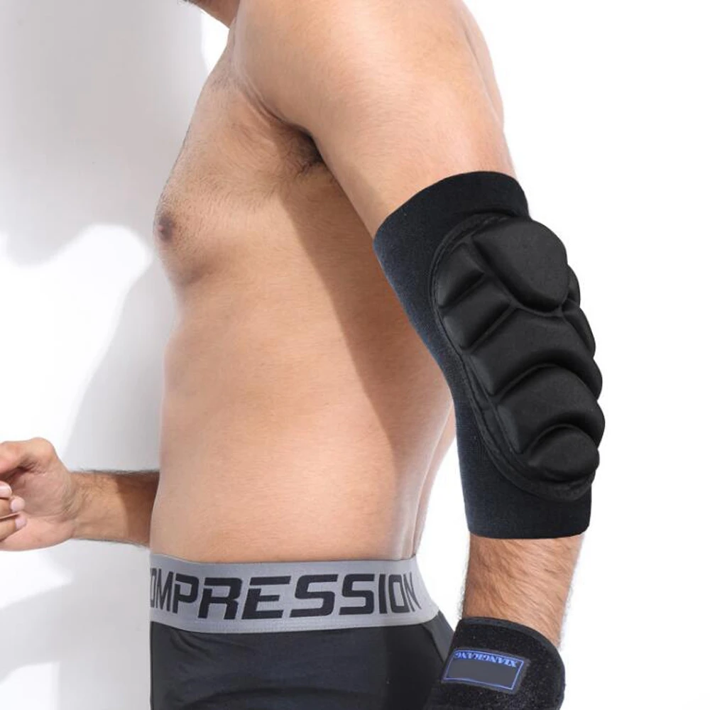 2pcs Women Men Children Teens Kids Fitness Sponge Elbow Pads Basketball Volleyball Skiing Skating Arm Brace Support Protection