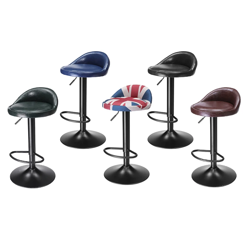 

New Bar Vintage Retro Designer Rustic Stools Chair Rotating Lift Chair High Stools Home Fashion Creatives Stool Swivel Chair