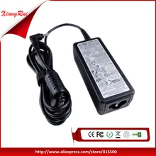 40 Вт 19 в 2.1A мини ноутбук адаптер переменного тока для samsung с 3,0*1,0 мм DC разъем PA-1400-14