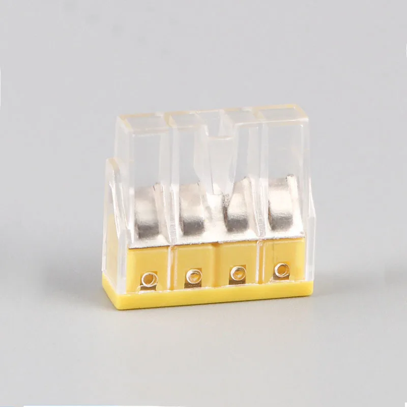 

2017 latest Universal Compact Wire Connector Conductor Terminal Block EU2.5-414 Home wiring with fast wire connector 4 hole term