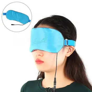 

USB Heating Steam Eye Mask Hot Compress Eyeshade Cover Sleeping Blindfold Eyepatch Soft Natural Sleeping Eye Mask for Women Men