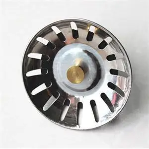 

1Pcs New Eco-Friendly Stainless Steel Sink Strainer Waste Disposer Plug Drain Stopper Filter Kitchen Accessorioes