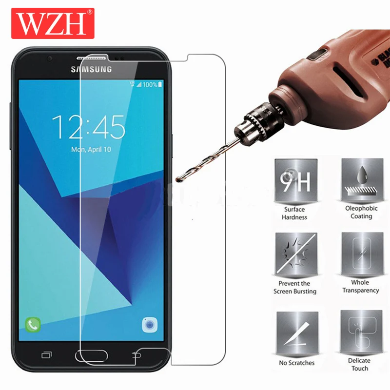 Закаленное стекло 9H для Samsung Galaxy J7 J5 J3 2016 2017 Защита экрана 2015 Prime J6 закаленное