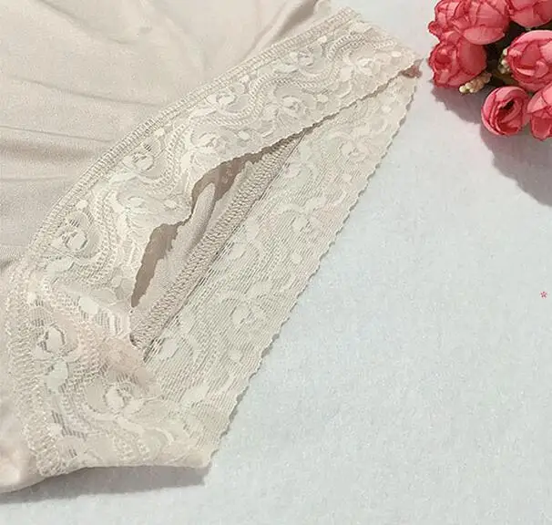 1 шт. 50% шелк вискоза Для женщин полный охват трусы нижнее белье M L XL 2XL SG001|Женские