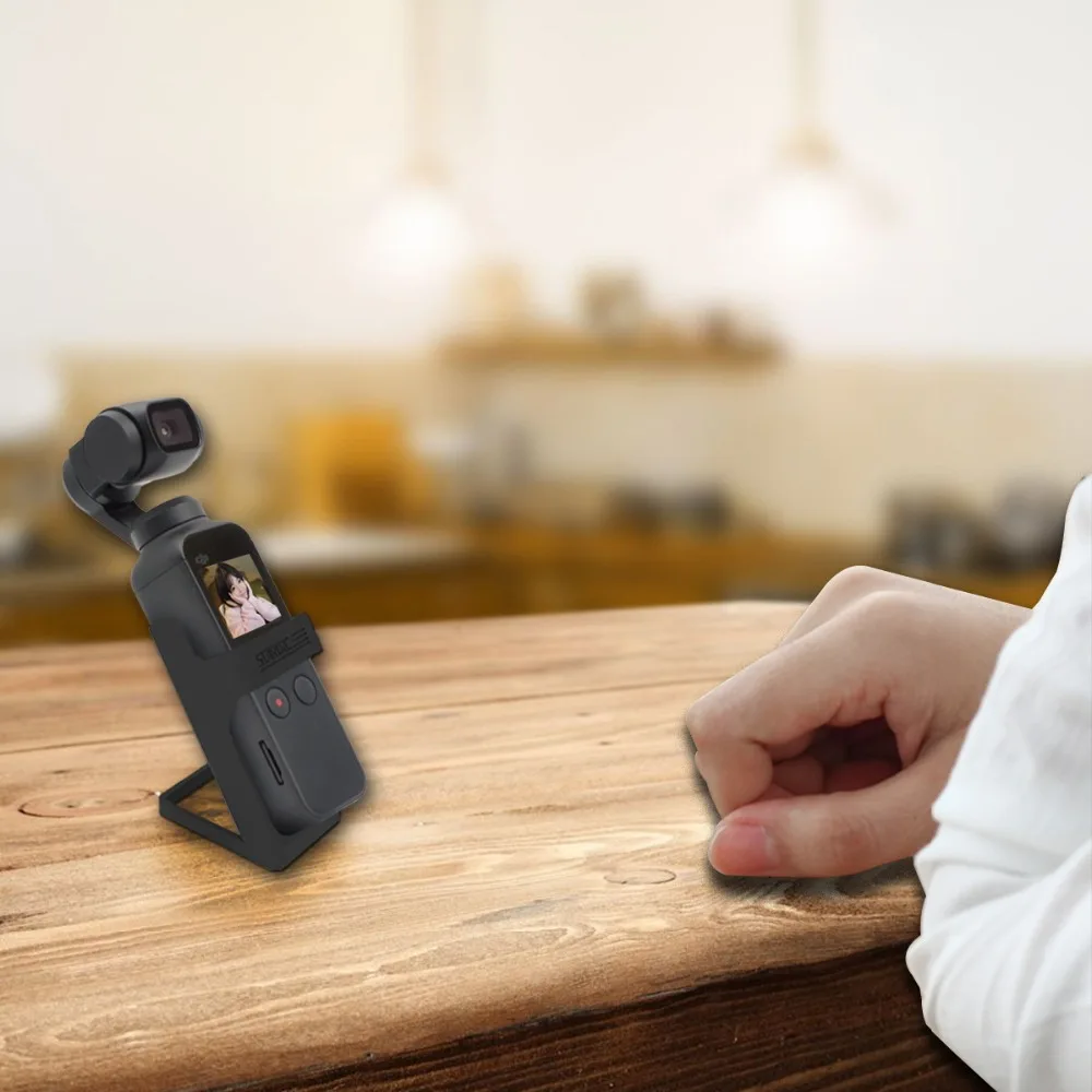 DJI Osmo Pocket Stand Desktop Holder Stabilize Mounting Support Tripod Anti-shake Fixed Seat | Электроника
