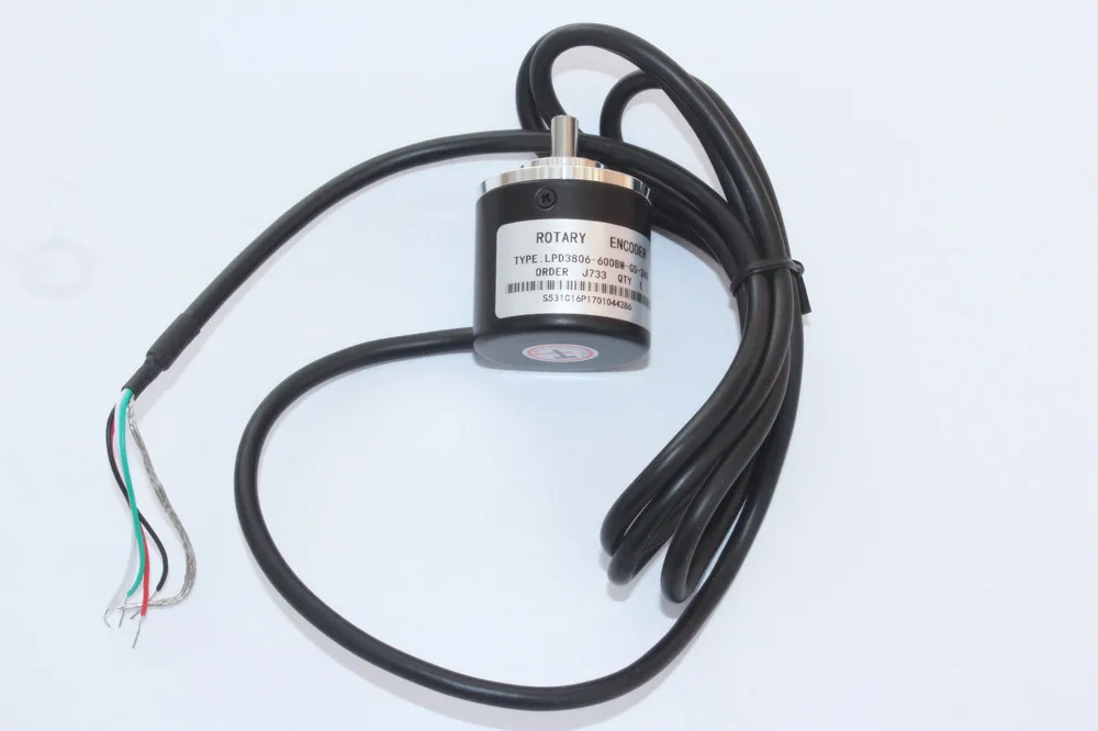 600 pulses Incremental Optical Rotary Encoder AB Two-phase 5-24V Rotary Encoder 600 pulses Incremental Optical Rotary Encoder AB Two-phase 5-24V Rotary Encoder