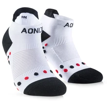 Для мужчин женские спортивные носки чудо Компрессионные носки Chinlon и спандекс дышащий Поддержка Спортивные Вязаные носки Одежда высшего качества