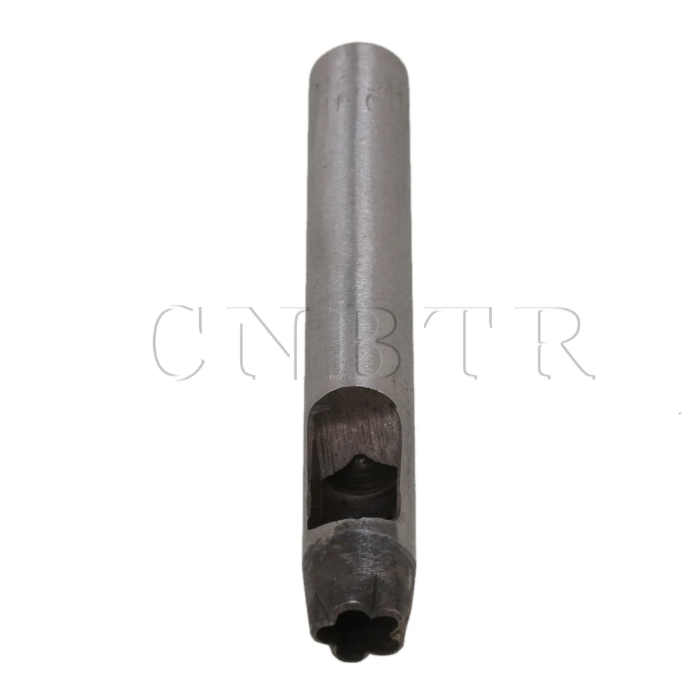 

CNBTR Leather Cutter Tool Hollow Plum Flower Hole Steel Punch For Watch Band Belt 10mm