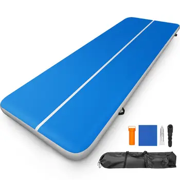 

Air Track Floor Tumbling Pad Inflatable Gym Yoga Mat Gymnastic Water Sport 4M