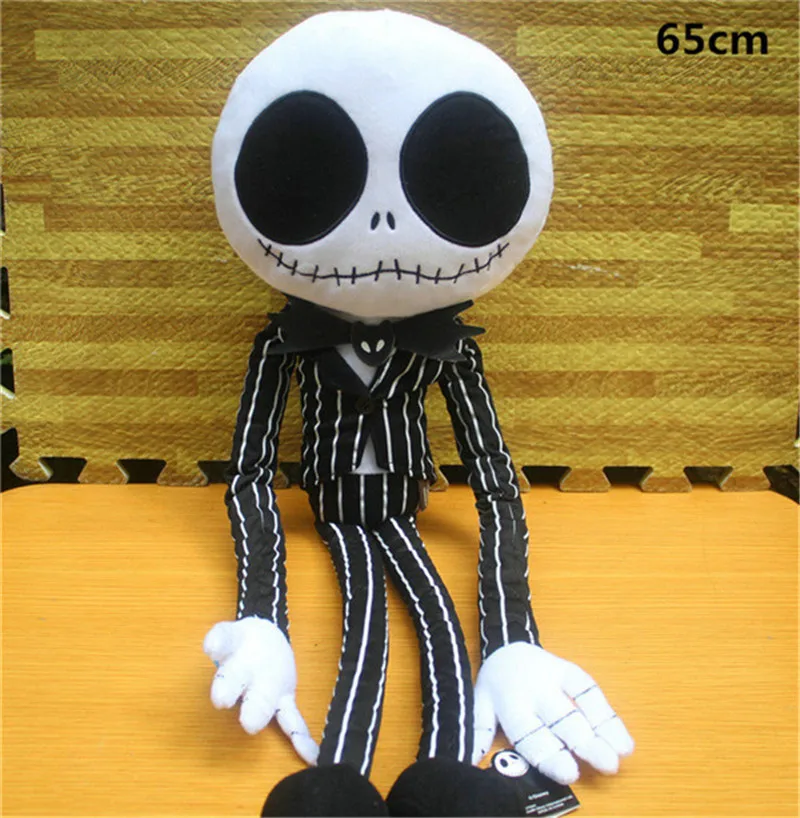 New The Nightmare Before Christmas Santa Clause Jack Skeleton Plush Toys Jack's Girl Friend Sally Pumpkin Halloween Stuffed Dolls Gift  (16)