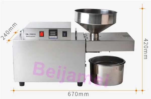 BEIJAMEI электрическая машина для холодного отжима соевых бобов машина для Производства арахисового масла коммерческий промышленный пресс для семян подсолнечника