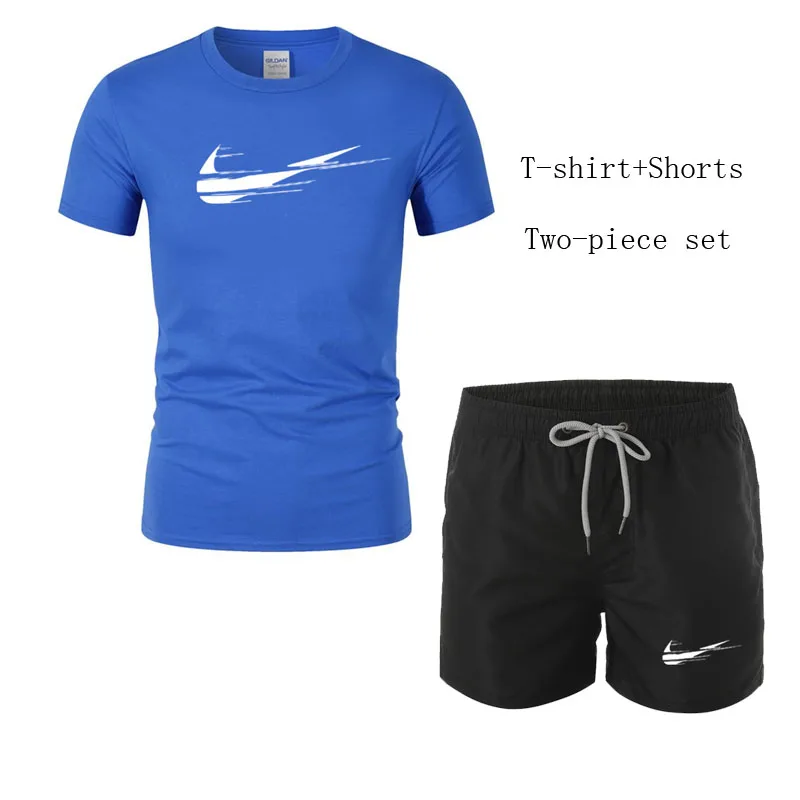 

Sportswear Man 2019 Summer Fitness Suit Quick Dry Running sets Breathable Comfort Jogging Fitness Set Sport Suit Running Clothes