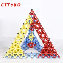103 pcs Blocos Magnéticos Mini Designer Set Modo de Construção Vara Magnética Brinquedos Da Primeira Infância das Crianças Puzzle DIY Magia