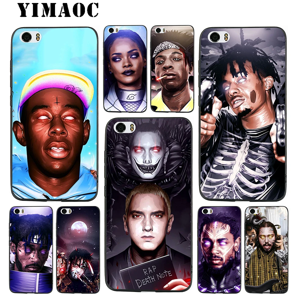 Мягкий силиконовый чехол YIMAOC Rihanna Eminem Xan Carti для Xiaomi Redmi Note 9 Mi 8 Se 7 6 6A A1 A2 4X 4A 5A 5 MAX 3 MiA1