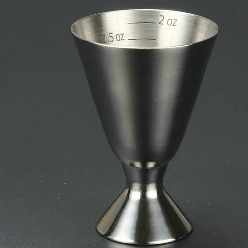 

Fashion 304 Stainless steel wine oz scale cup bar measuring double Jigger