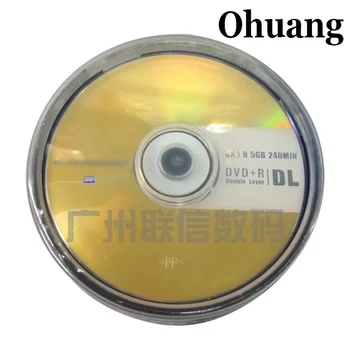 

10 discs 100% Authentic Grade A LenBrand 8.5 GB Printed DVD+R DL Disc