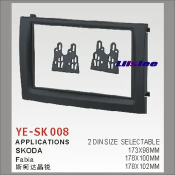 

Car Refitting DVD GPS NAV Frame For Skoda Fabia 1999-2007 CD DVD Panel Dash Board Kit / Radio Frame Audio ABS Fascia
