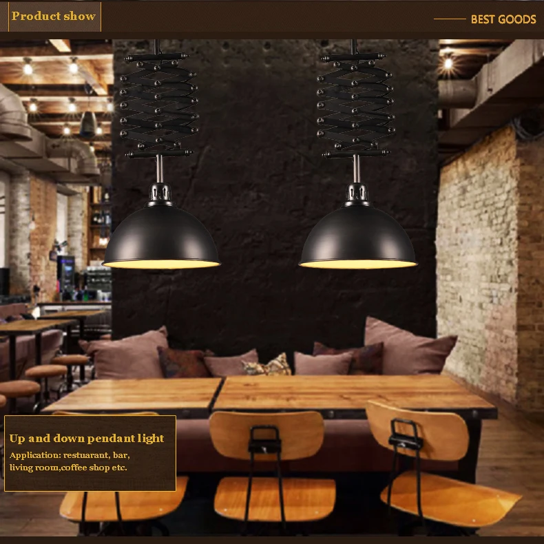 Bar Light Vintage Ceiling Lamps Kitchen loft Pendant Lights7