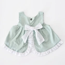 Baby green outfit ,Baby Outfit with lace- Cotton Baby Clothes - Coming Home Outfit - Mini World Outfit (1)_