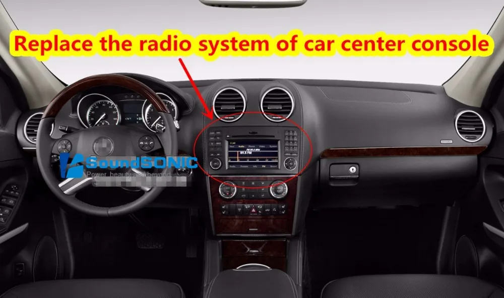 Flash Deal Pure Android 8.1 System HD Screen For Mercedes ML350 M300 ML450 ML500 Autoradio GPS System Car Stereo System Media Multimedia 2