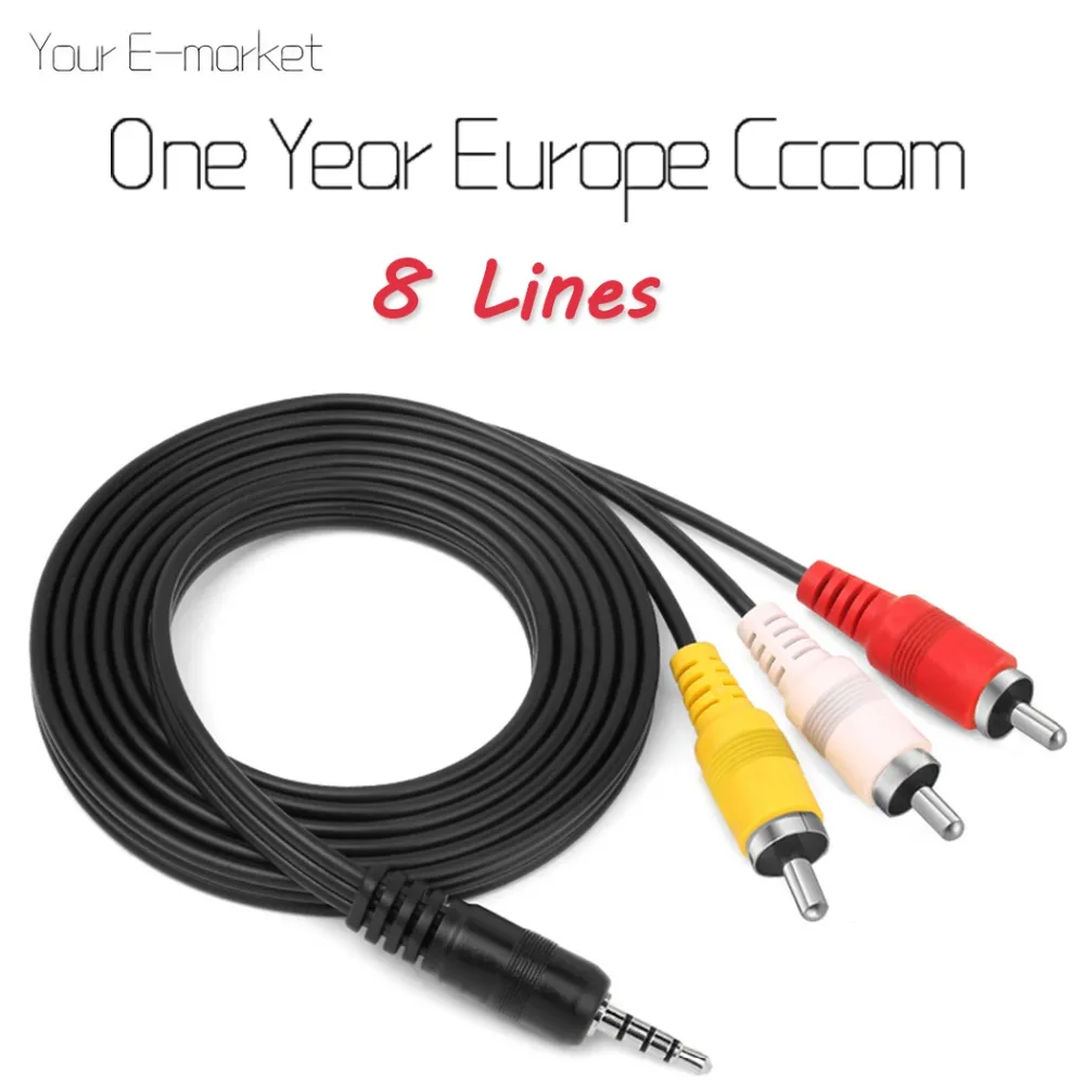 

8 Lines Europe 1 Year Cccam For Satellite Receiver DVB-S2 V7S/V7 HD Full Decoder Support Spain Portugal Cline Ccam Server