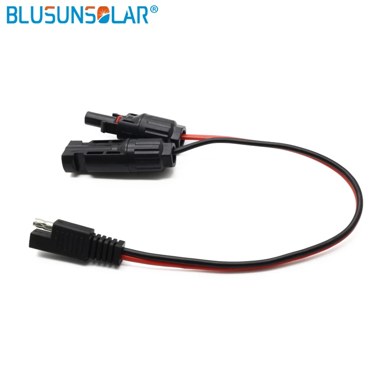 BLUSUNSOLAR 1 шт. разъем SAE кабель с адаптером для аккумулятора 14AWG 12 &quotDC Power солнечная