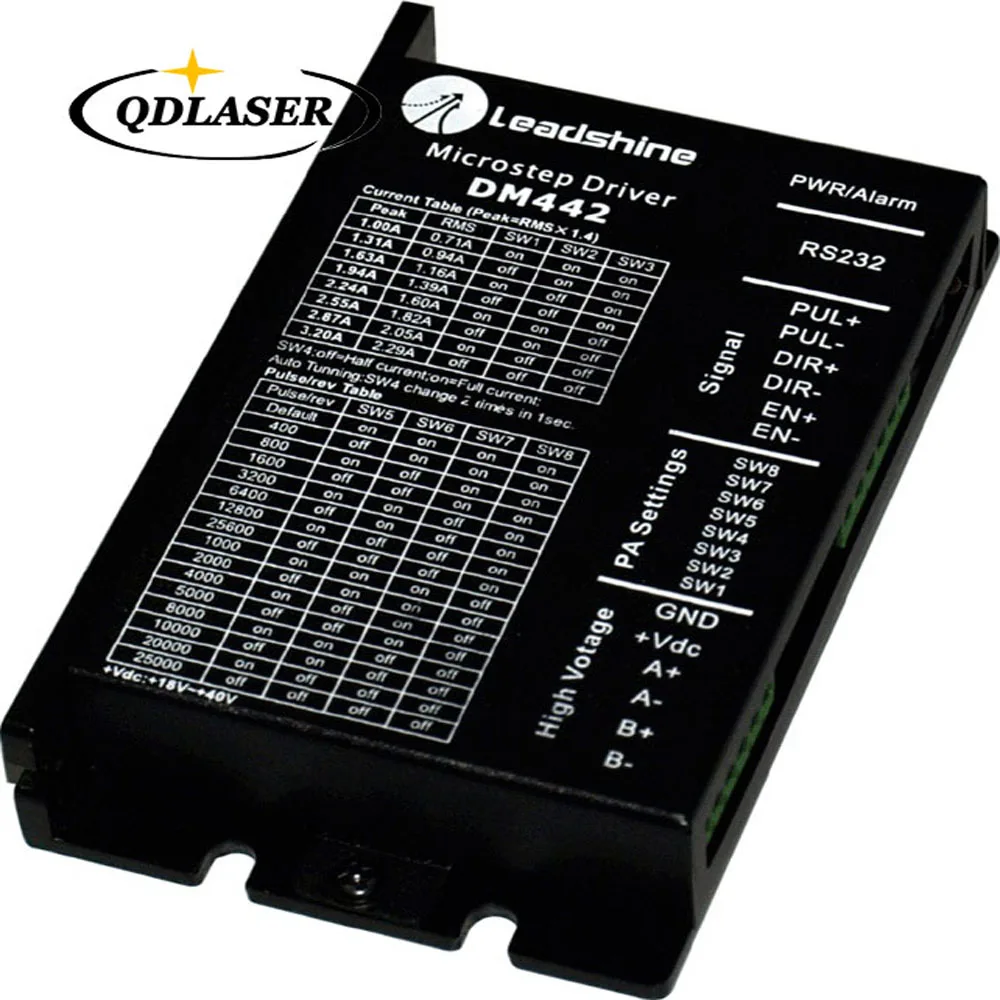 

Leadshine 2 Phase Stepper Driver DM442 for Digital Stepping Motor 57HS09