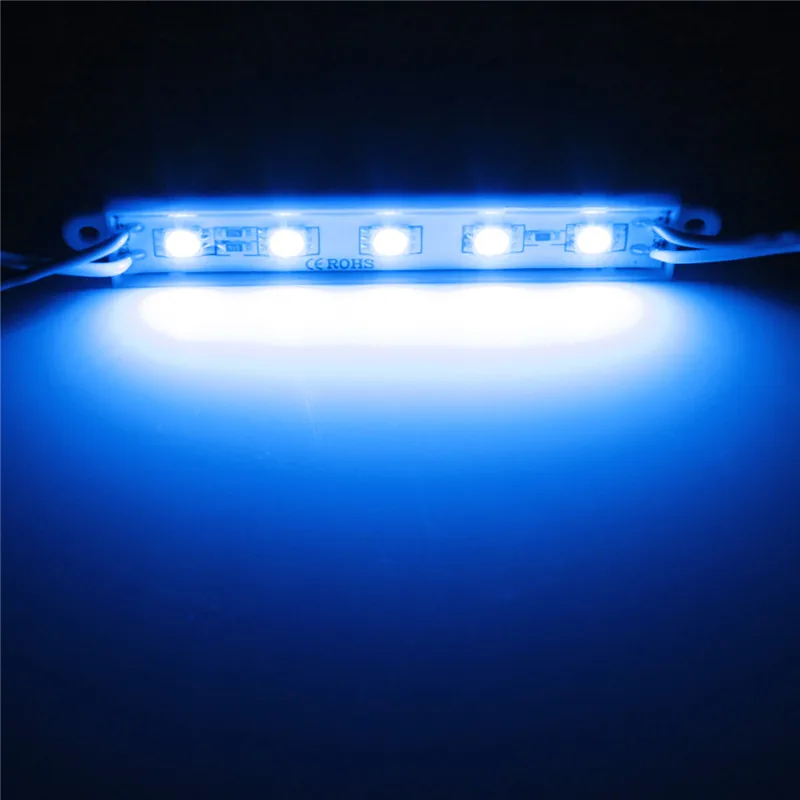 5 цветов 5 светодиодные ленты светильник 5050 SMD светильник светодиодный модуль 12 В DC водонепроницаемый IP68 жесткий бар лампа