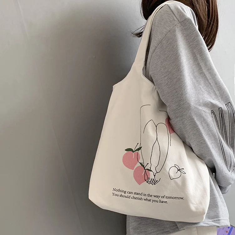 

Fashion Cartoon Hasp Women Soft Canvas Bags Handbags 2019 New Arrival Female Casual Simple Cool Classic Tote Bags Shoulder Bags
