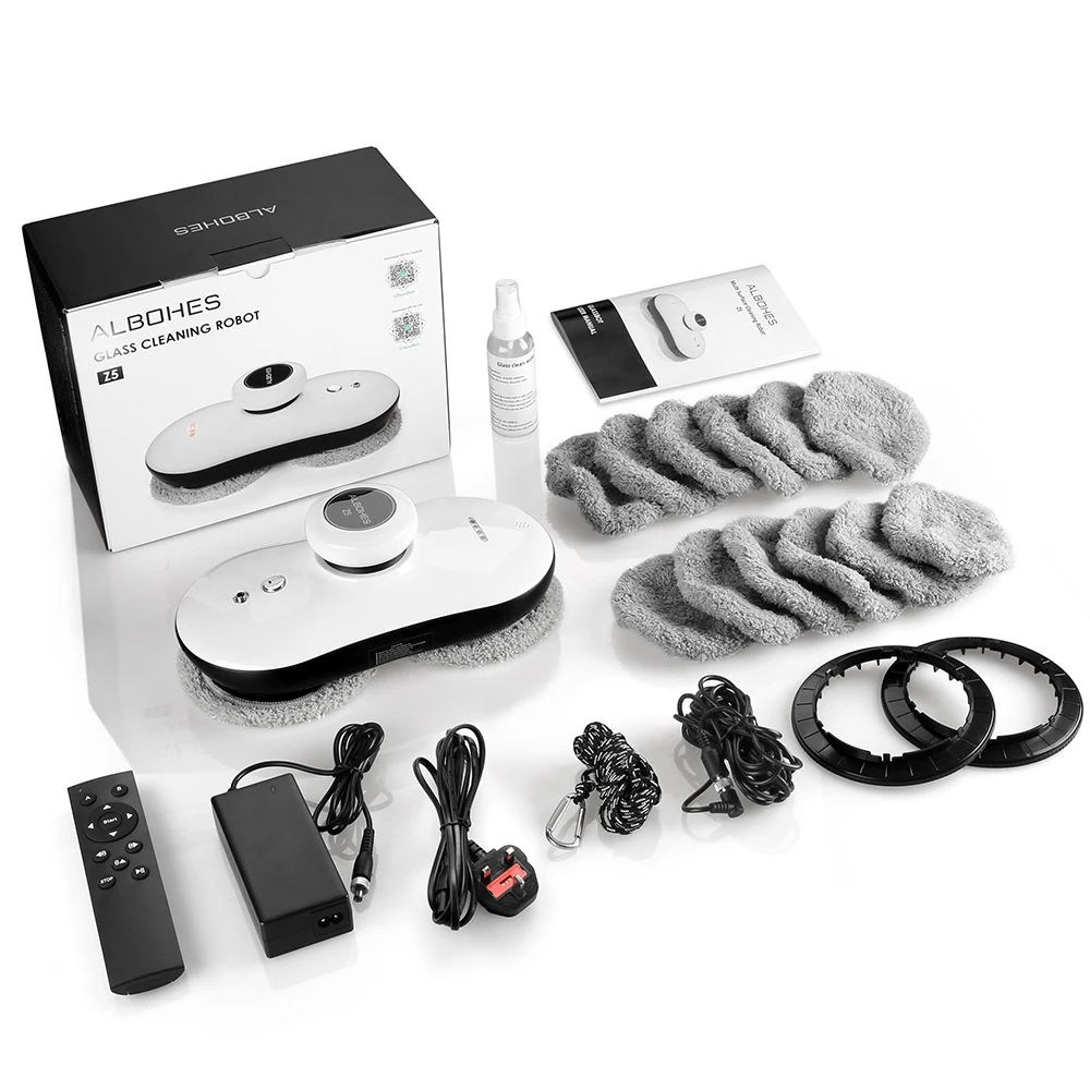 ALBOHES Z5 Robotic Window Cleaner Automatic Glass Cleaning Robot Vacuum