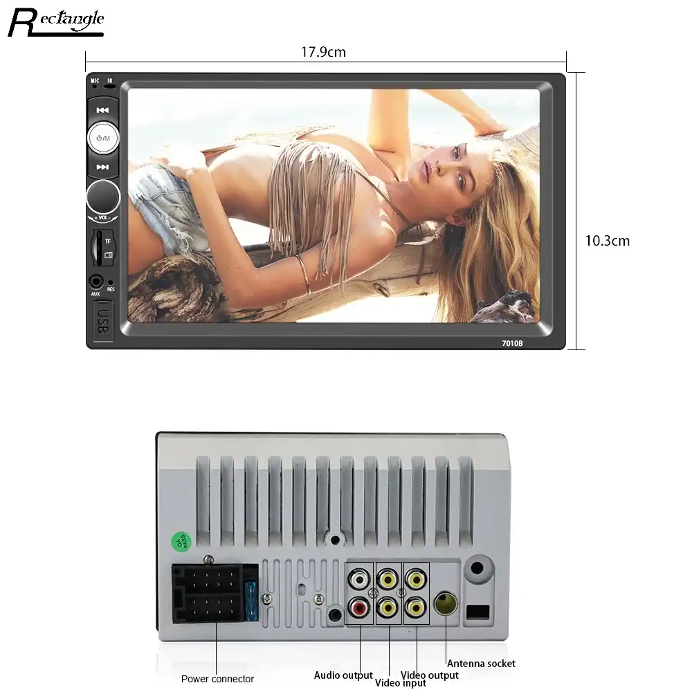 7010B Car MP5 Player <b>2Din 7inch</b> Touch Screen Car Video Player ...