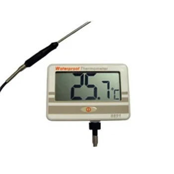 

AZ-8891 Digital Wall Mounted Waterproof Thermometer w/Long Probe Boiler Water Temperature Meter Tester