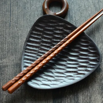 

Wood Chopsticks Sushi Tongs Ironwood Chopsticks Korean Sumpit Dinnerware Set Food Grade Tableware Dinner Tool Kitchenware 6pairs