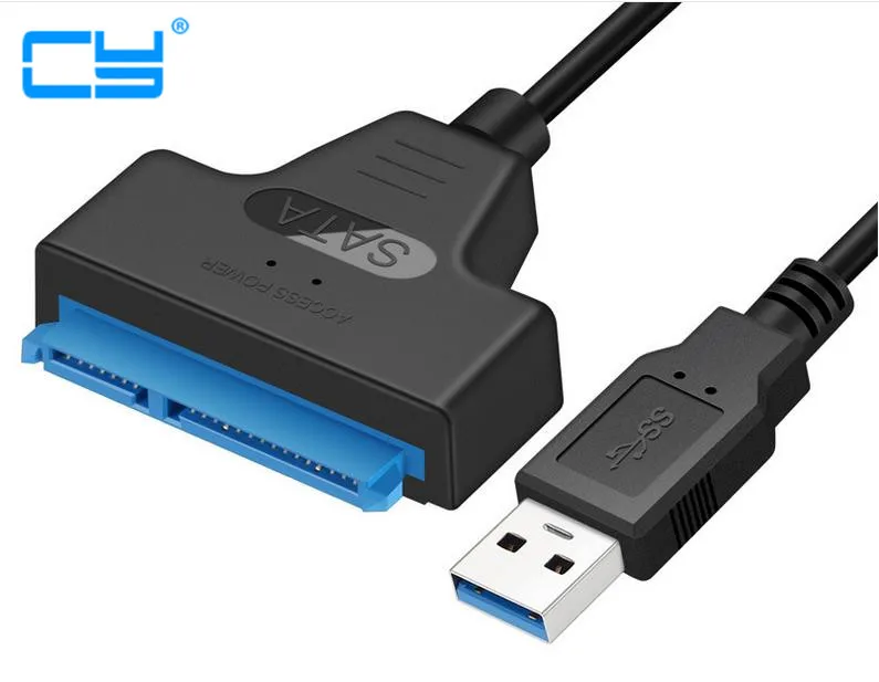 USB 3 0 для SATA 22 Pin 2 5 дюйма драйвер жесткого диска SSD адаптер кабель