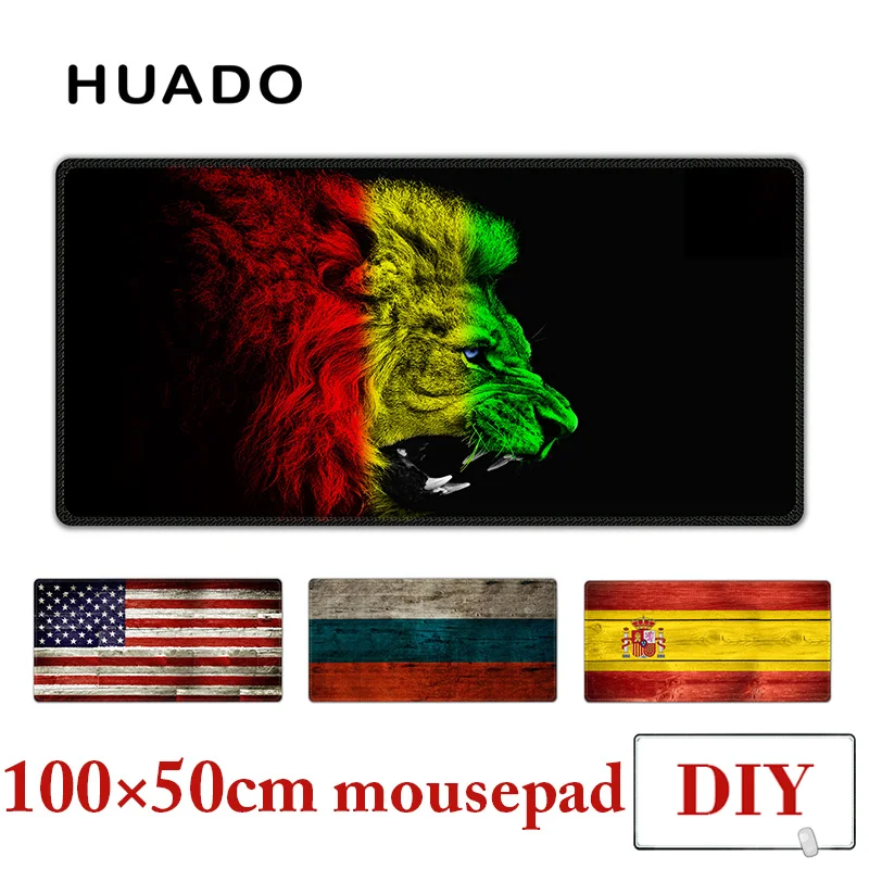 Резиновый коврик для мыши XXL Настольный 100x50 см большой геймпада csgo/world of