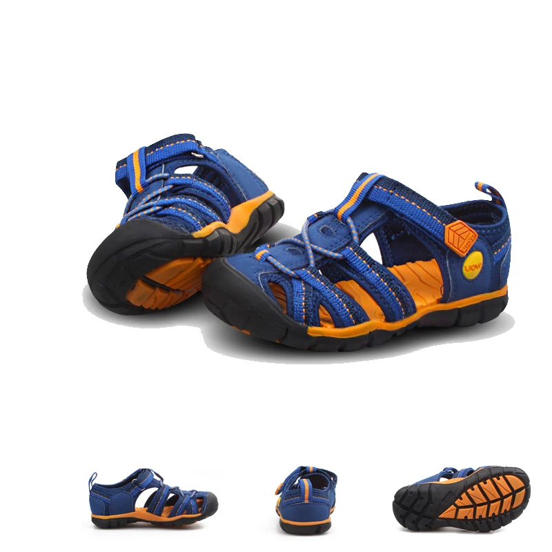 

2018 Summer Children Shoes Fashion Boys Sandals Baby Beach Shoes, Blue Sandals for Little Boys, tenis infantil, sandalia menino