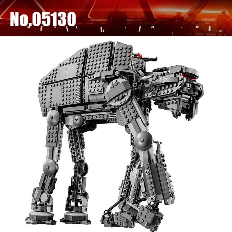 

Star Wars First Order Heavy Assault Walker Kits Model diy Building Blocks Toys For Children Kids Boy gift